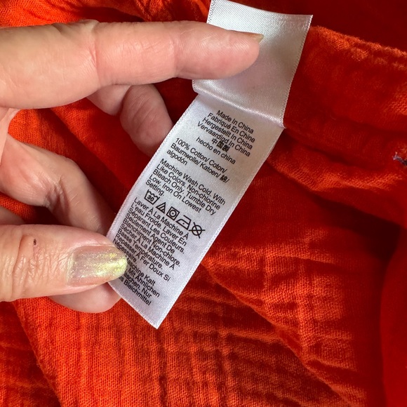 J. Crew Classic gauze cotton shirt Size 12 - Picture 6 of 7